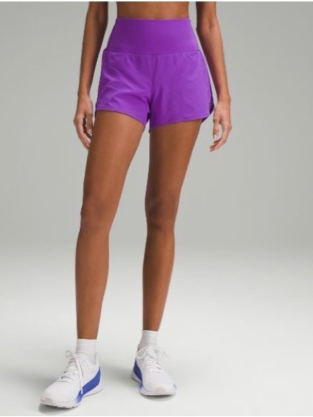 Lululemon Purple Speed Up High-Waist Womens Athletic 4” Shorts 0